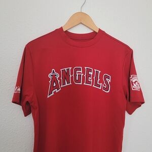 MLB Los Angeles Angels | Little League Baseball Red T-shirt Jersey #8 Majestic
